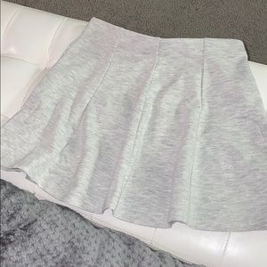 Grey Mini Skirt